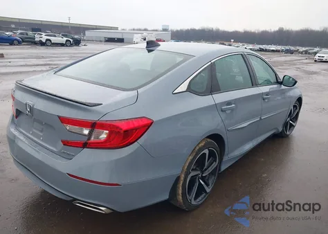 2022 Honda Accord Sport from USA, damaged, VIN 1HGCV1F32NA088722